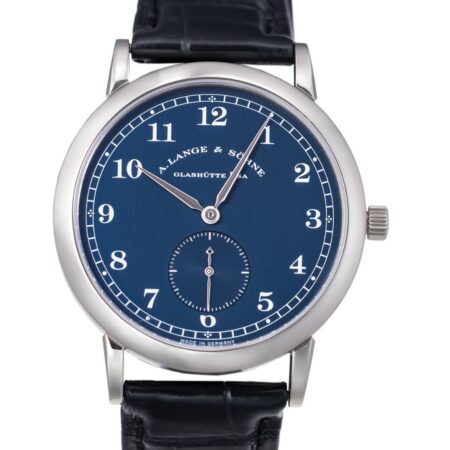 A. Lange & Sohne Ref 206-027 18k White Gold Blue Dial Box Papers Bj-2003 Excellent Rare