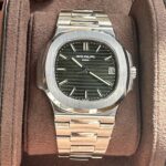 Patek Philippe Nautilus 5711/1A, GREEN FACTORY Dial ! Box & Extract + Orig Blue Dial, Cal. 315, TOP - Image 3