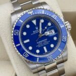 Rolex Submariner Date 116619LB Blue, Blau, 2019, EU, Unworn, Smurf, B&P