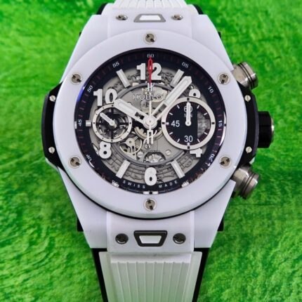 Hublot Big Bang Unico White Ceramic 45mm - Ref 411.HX.1170.RX - Complete set 2021