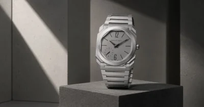 Bulgari Octo Finissimo luxury watch showcasing its record-breaking ultra-thin design, innovative mechanical movement, and distinctive architectural aesthetics that redefine modern watchmaking.