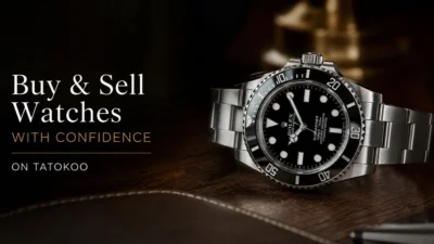 Tatokoo luxury watch marketplace helping collectors buy and sell authentic timepieces with confidence through a trusted online platform.
