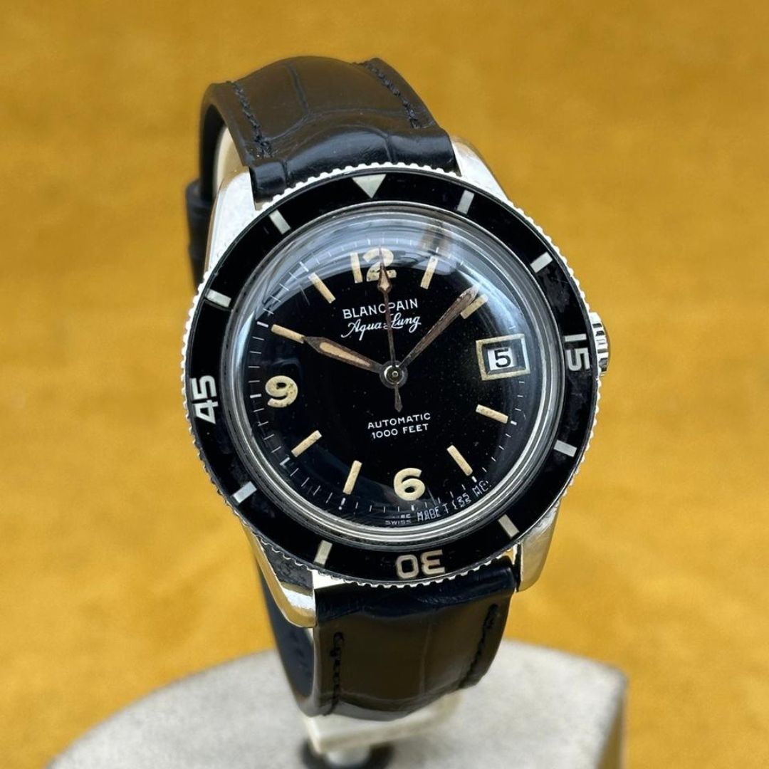 39633628-rjhp5wqmw9mukgwcjgmdzq6w-ExtraLarge Blancpain Fifty Fathoms Aqua Lung 1000 Feet 36mm Unpolish - Image 1