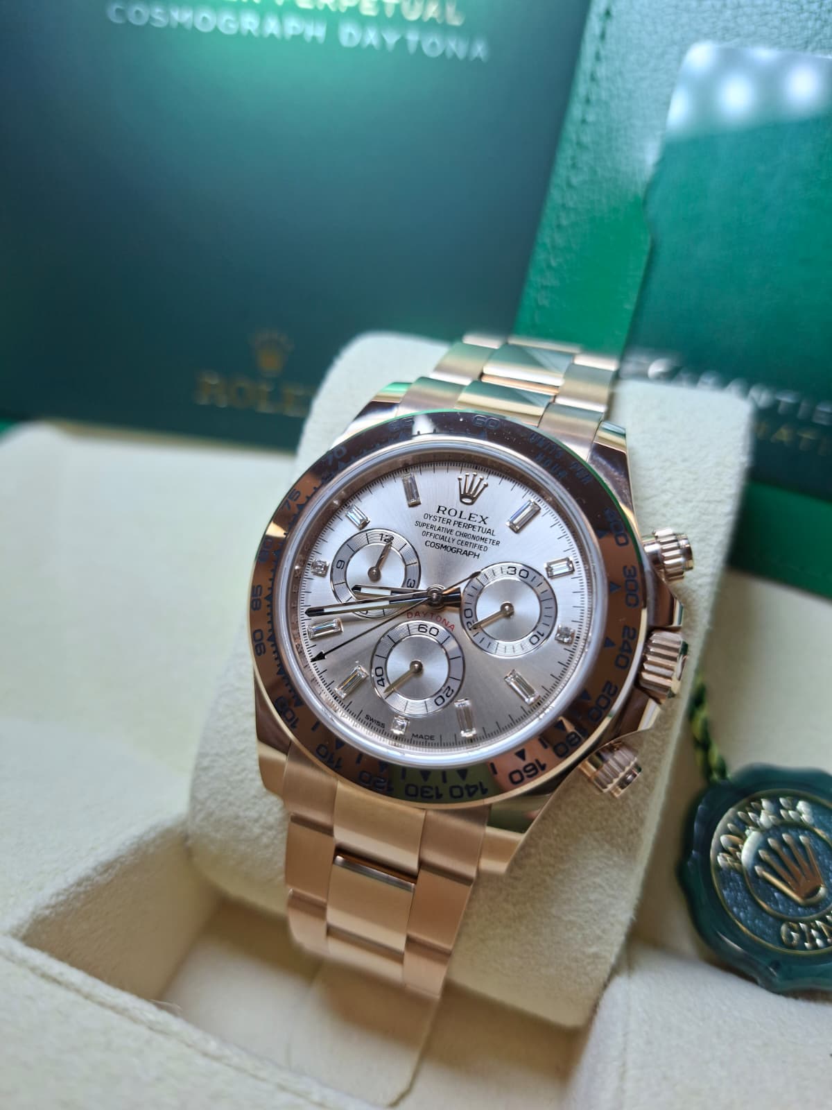 Rolex Daytona 116505 Rose Gold Dated Nov 2021