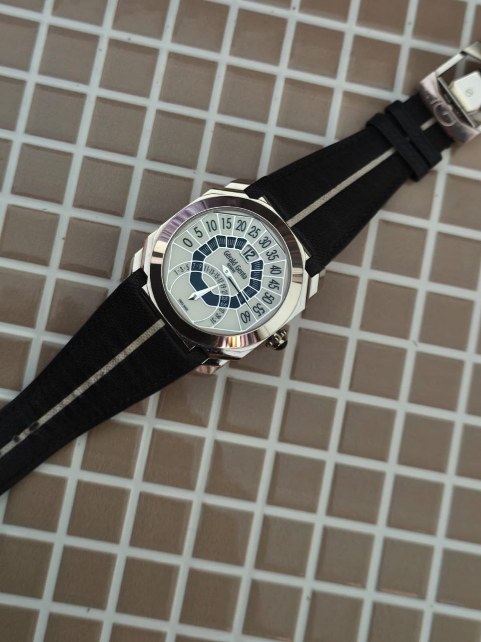 Bvlgari Octo White Gold Bi-Retrograde Jumping Hour by Gerald Genta