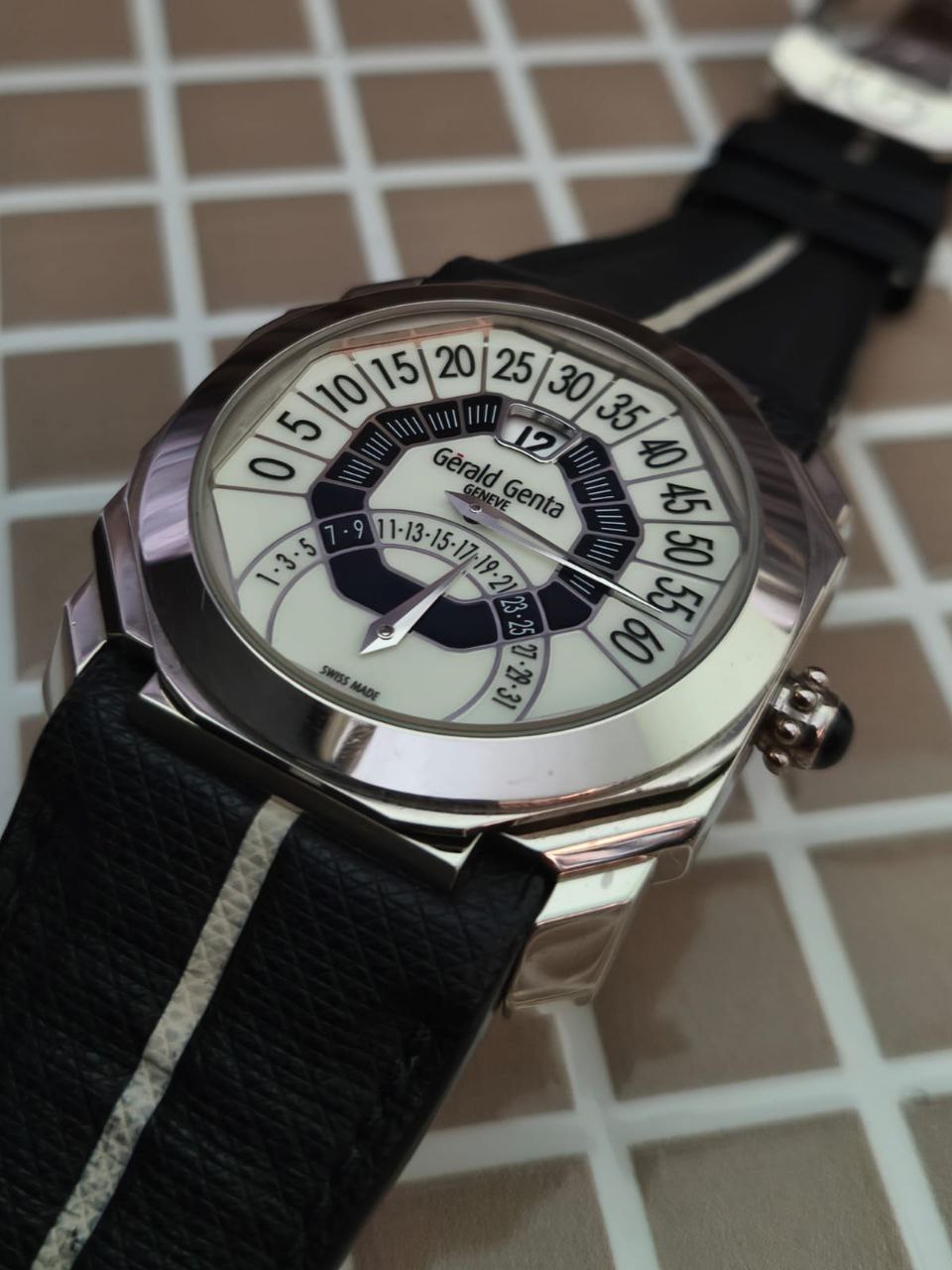 Bvlgari Octo White Gold Bi-Retrograde Jumping Hour by Gerald Genta