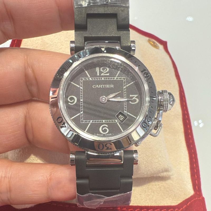 Cartier Pasha Seatimer Lady 33mm Steel W3140003