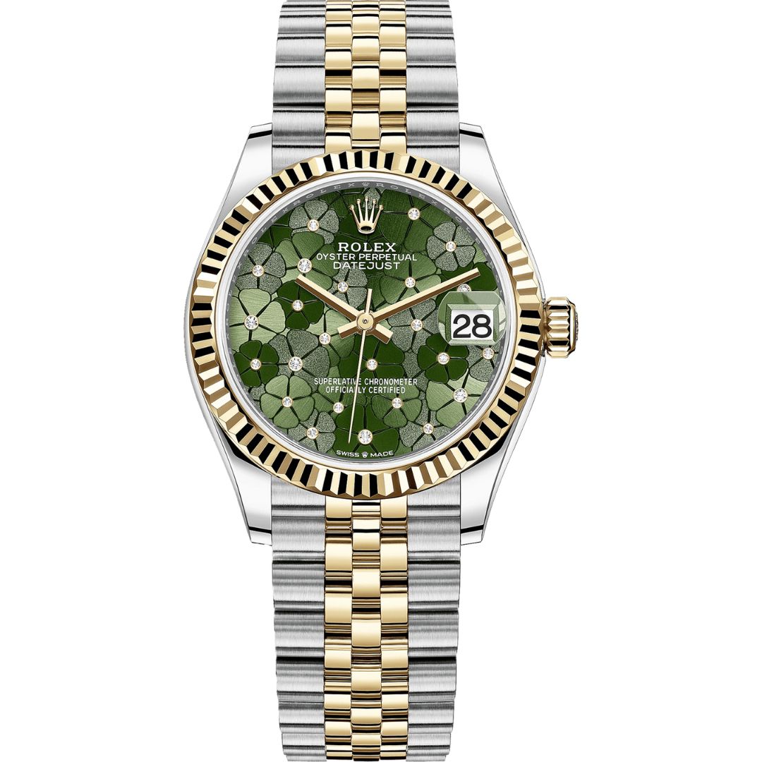 Rolex Datejust 31 278273 Green Floral Jubilee