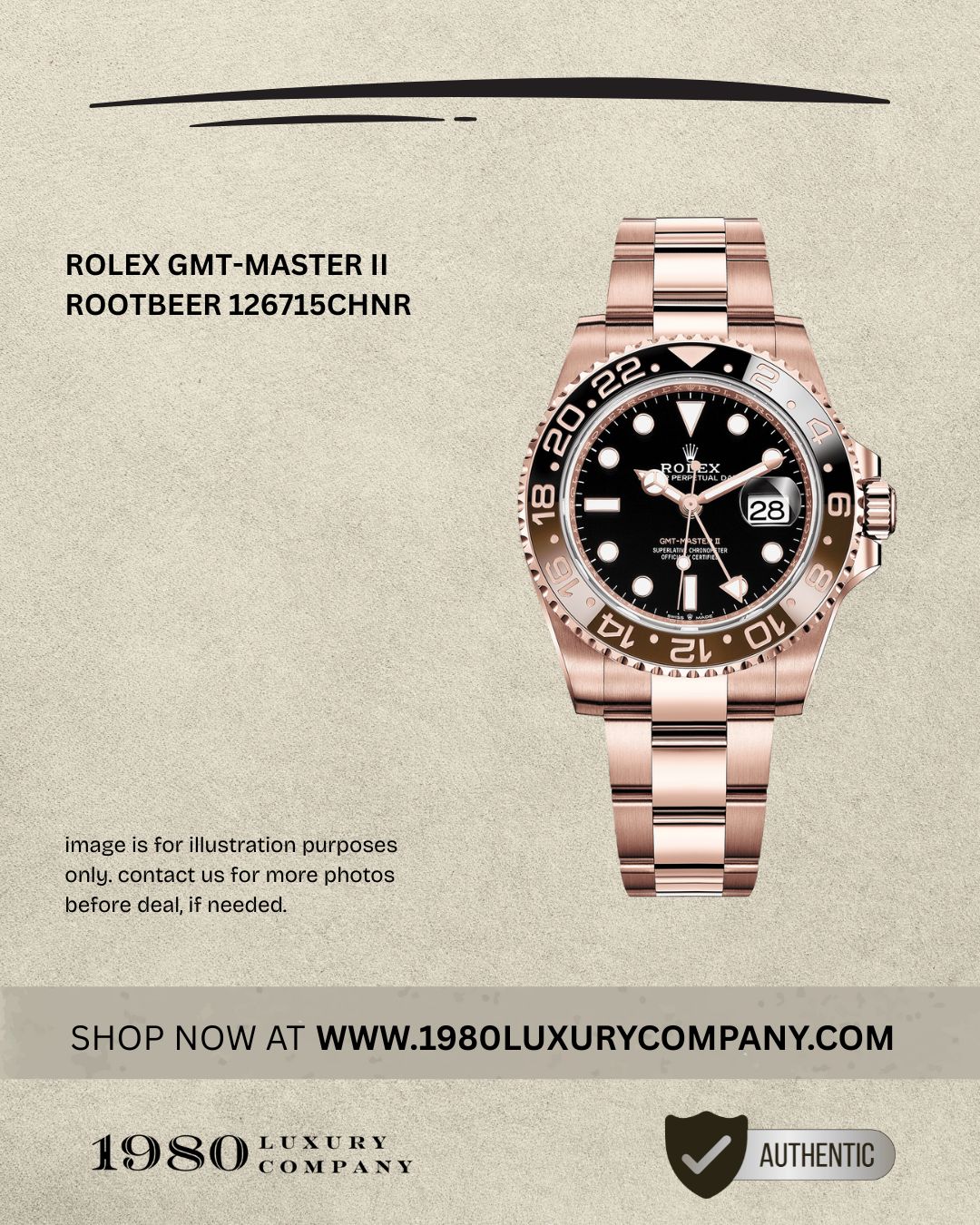 Rolex GMT-Master II Rootbeer 126715CHNR