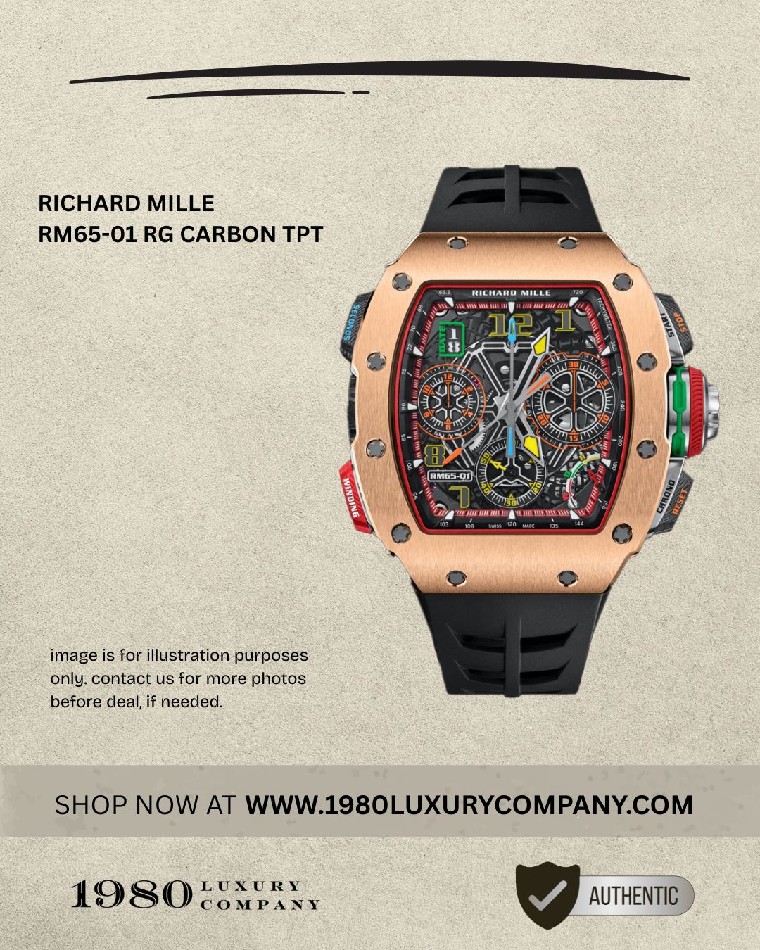 Richard Mille RM65-01 RG Carbon TPT