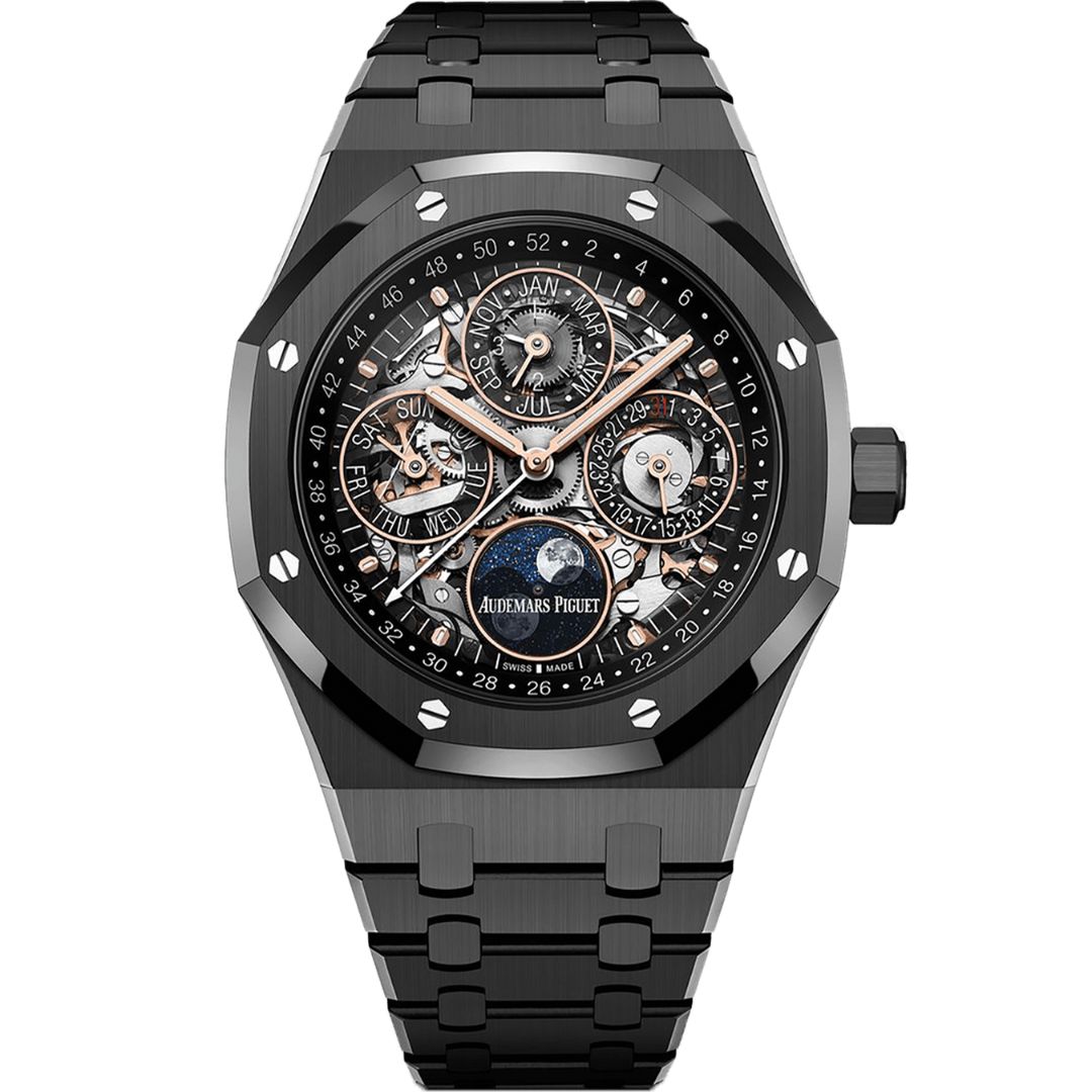 Audemars Piguet Royal Oak Perpetual Calendar Openworked 26585CE.OO.1225CE.01 Black Ceramic