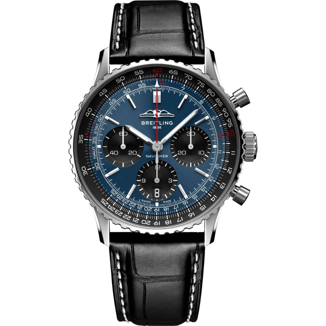 Breitling Navitimer B01 Chronograph 41 AB0139241C1P1 Stainless Steel Blue Dial
