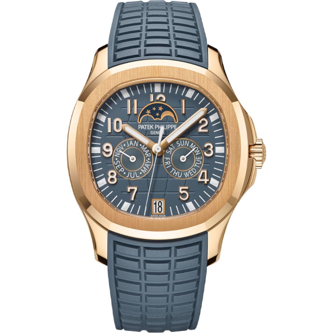 Patek Philippe Aquanaut Luce Annual Calendar 5261R-001 Rose Gold Blue Dial