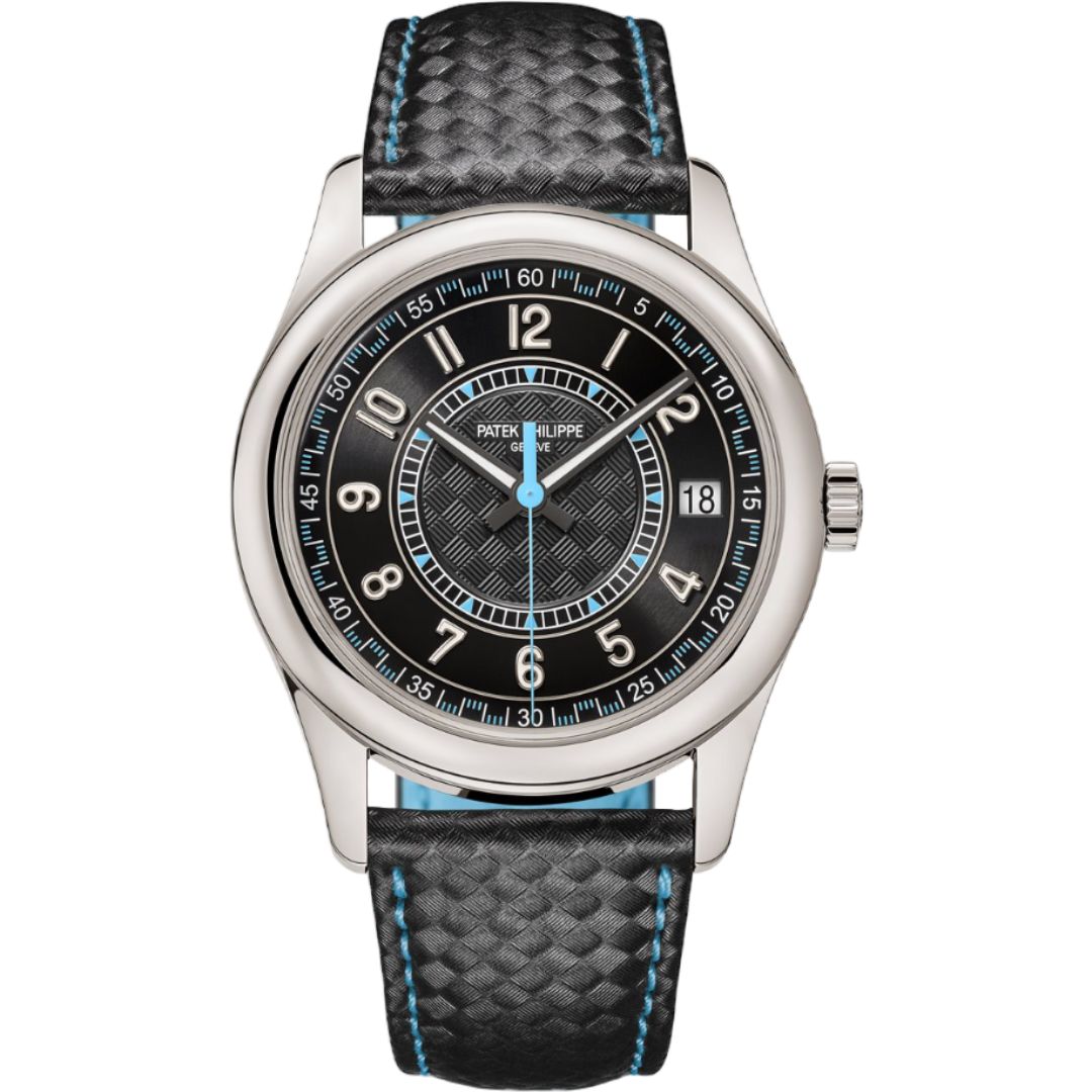 Patek Philippe Calatrava 6007G-011 White Gold Blue Accents